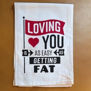 White and Red Decorative Bath Towel